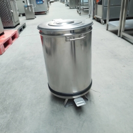 s/s trash can